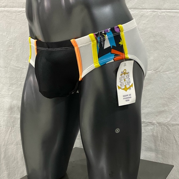 Men’s little boy blue swimwear - Picture 2 of 8